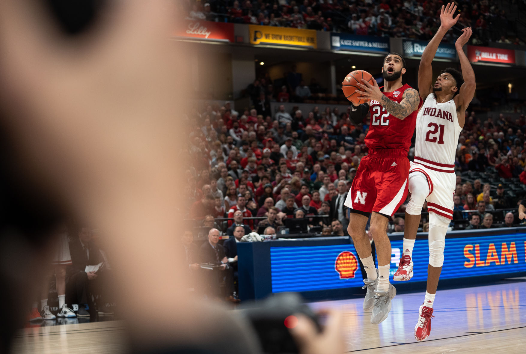 Nebraska Basketball vs. Indiana Photo No. 10